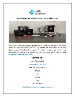 respiratory exercise equipment lungtrainers com