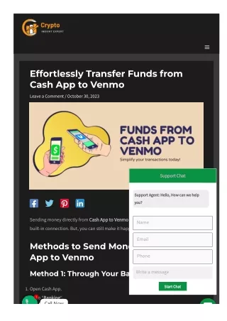 How to Send Money from Cash app to Venmo