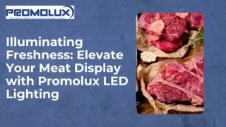Illuminating Freshness Elevate Your Meat Display with Promolux LED Lighting