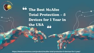 the best mcafee total protection 5 devices