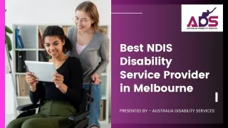 Best NDIS Disability Service Provider in Melbourne