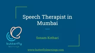 speech therapist in mumbai - sonam kothari