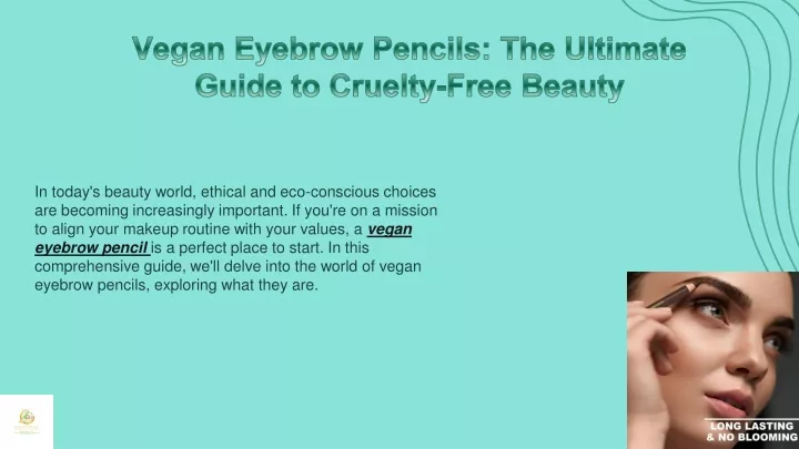 vegan eyebrow pencils the ultimate guide