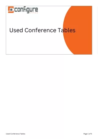 Used Conference Tables