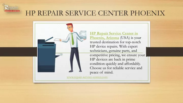 hp repair service center phoenix