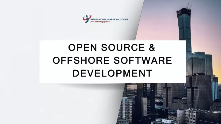open source offshore software development