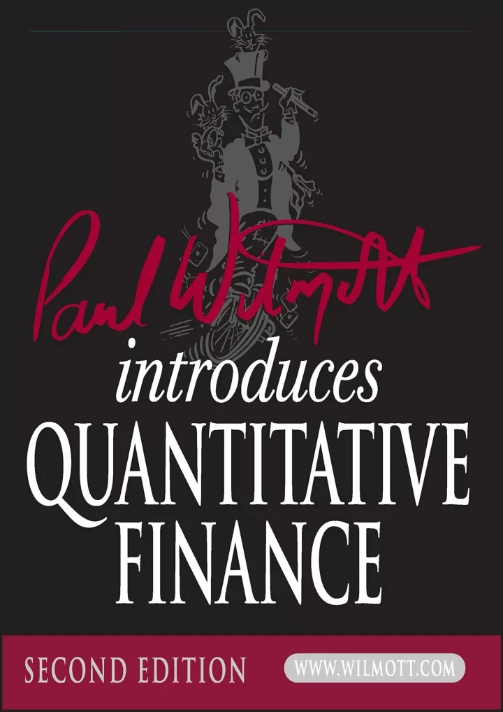 pdf read paul wilmott introduces quantitative