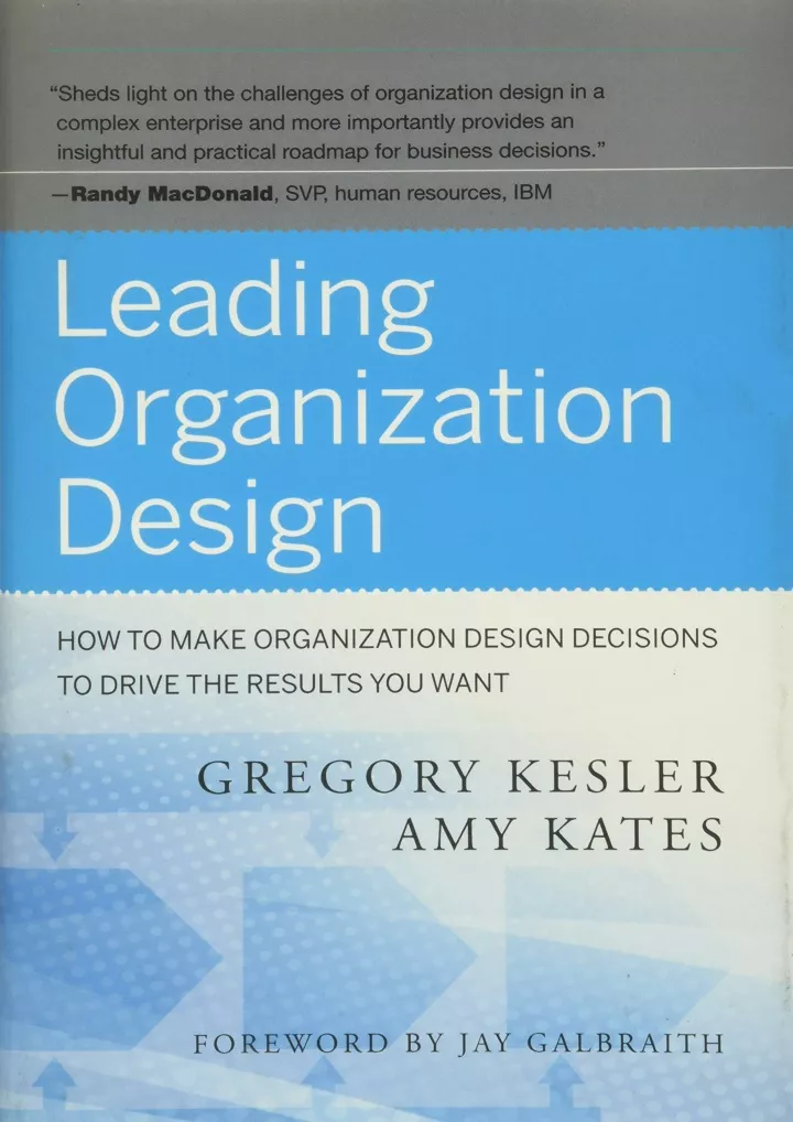 pdf read online leading organization design