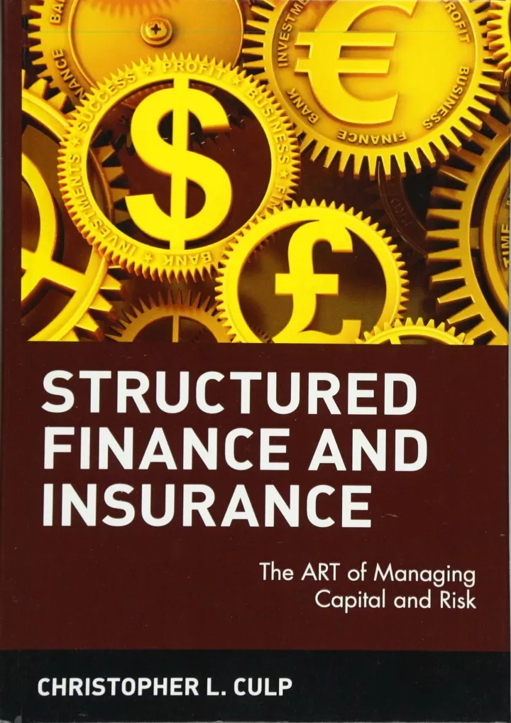 read ebook pdf structured finance and insurance