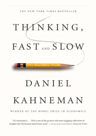 PDF_ [PDF READ ONLINE] Thinking, Fast and Slow full