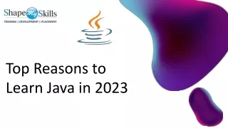 Best Reasons to Learn Java in 2023