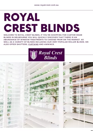 Roman Blinds by Royal Crest Blinds: A Touch of Luxury for Your Home