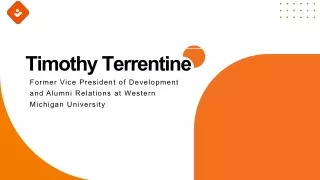 Timothy Terrentine - A Persuasive Representative - Michigan
