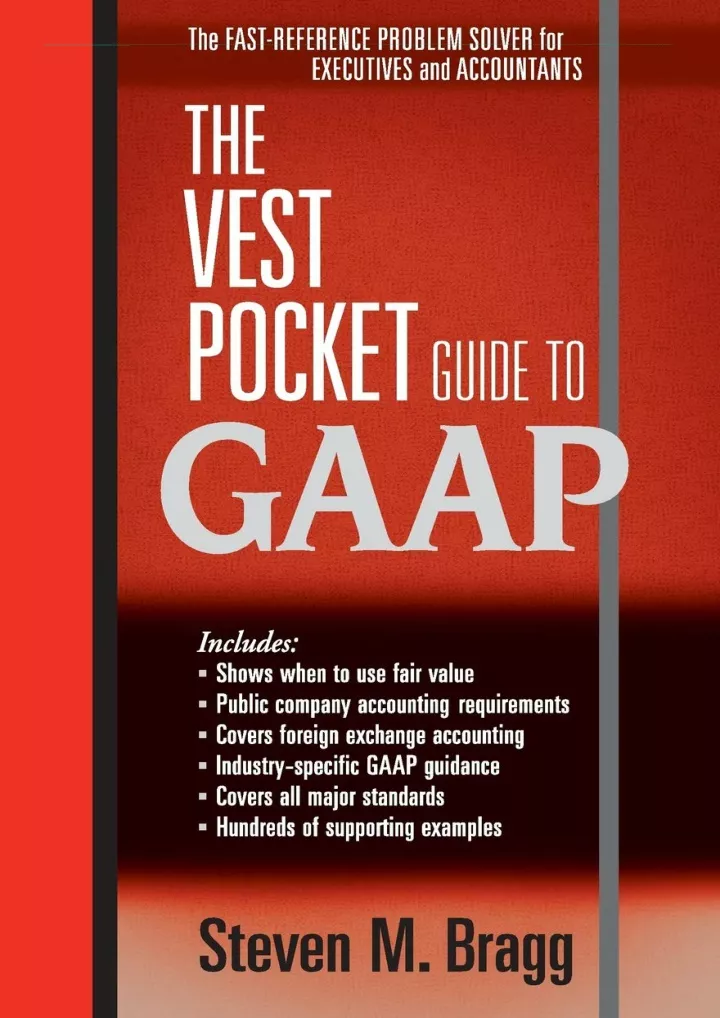 pdf read online the vest pocket guide to gaap