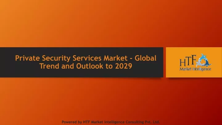private security services market global trend