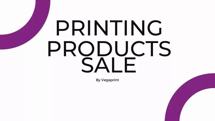 printing products sale by vegaprint