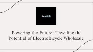 Powering the Future Unveiling the Potential of Electric Bicycle Wholesale