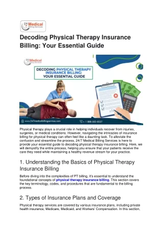 decoding physical therapy insurance billing your