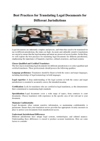 best practices for translating legal documents