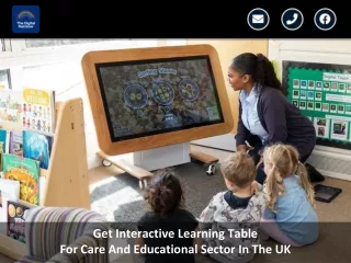Get Interactive Learning Table For Care And Educational Sector In The UK
