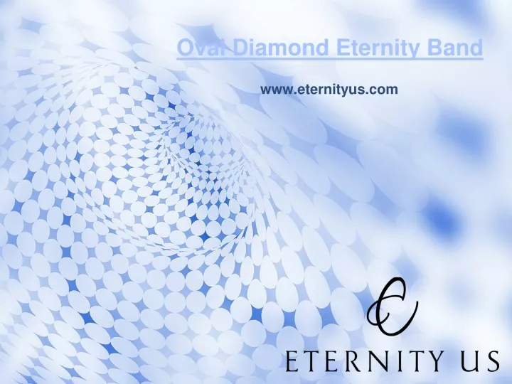 oval diamond eternity band