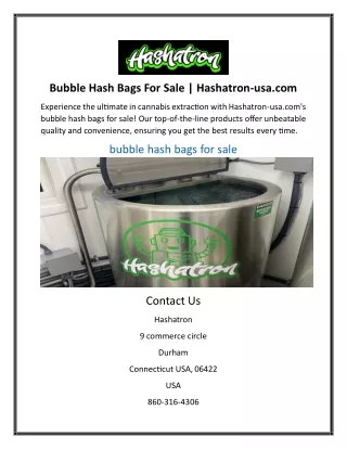 bubble hash bags for sale hashatron usa com