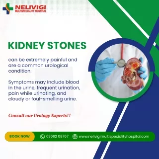 Kidney Stones & Symptoms | Urology Hospitals in Bellandur | Nelivigi Urology