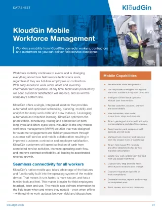 Mobile Workforce Management Software Solutions | KloudGin