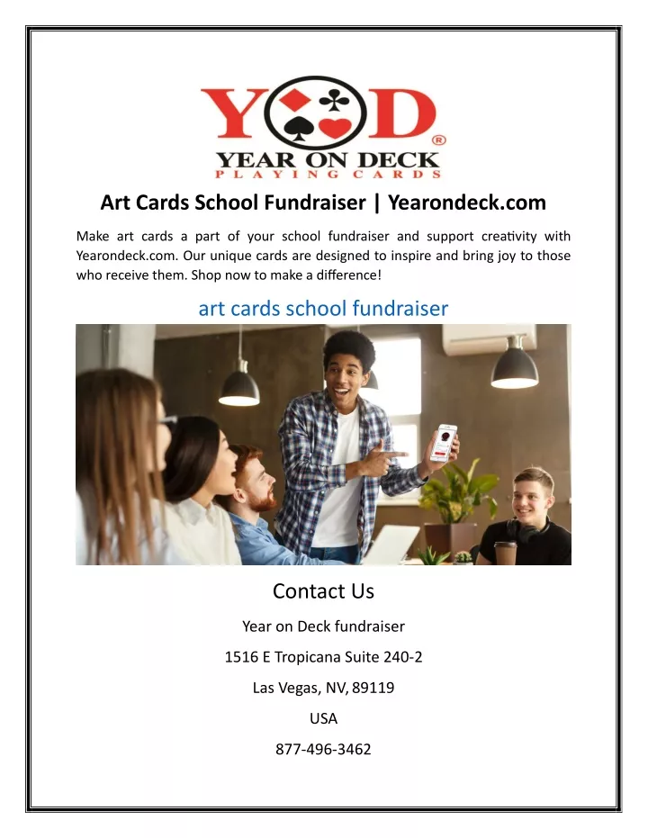 art cards school fundraiser yearondeck com