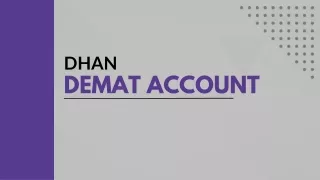 Dhan Demat Account