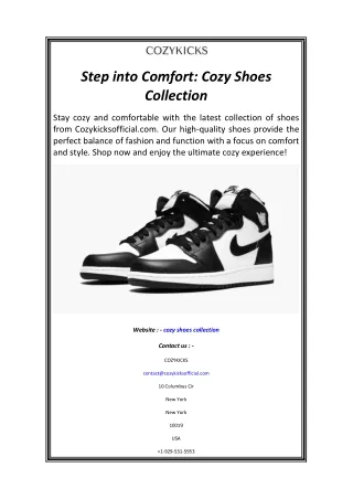 step into comfort cozy shoes collection