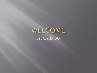 welcome