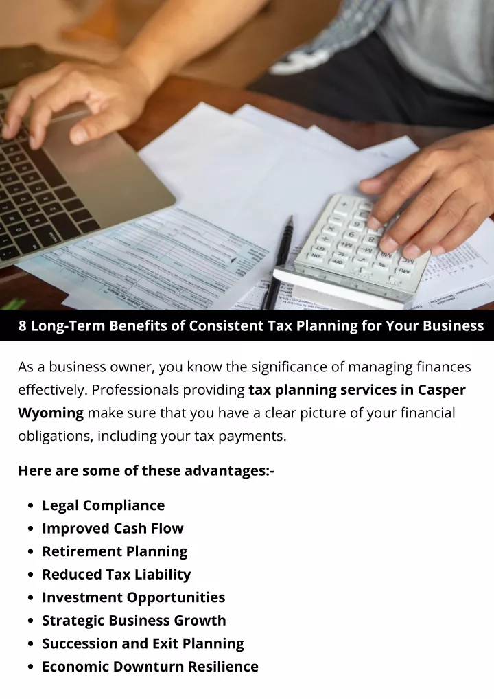 8 long term benefits of consistent tax planning