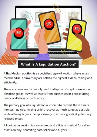 what is a liquidation auction