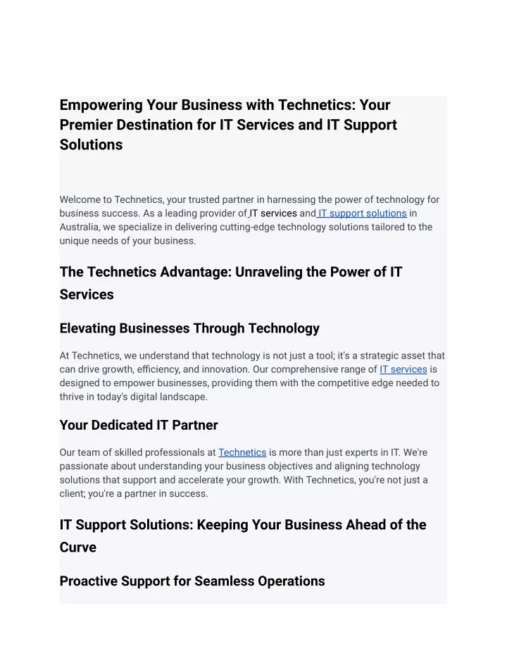 empowering your business with technetics your