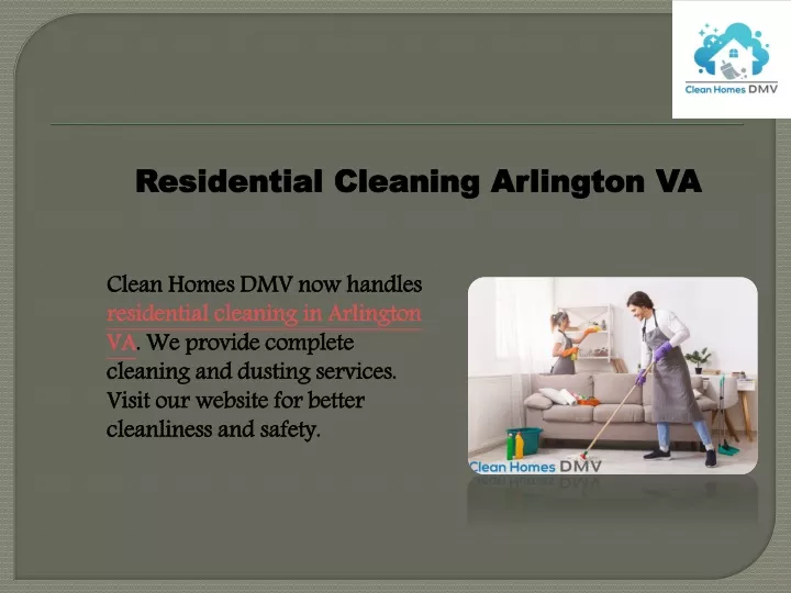 residential cleaning arlington va