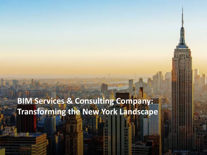 bim services consulting company transforming the new york landscape