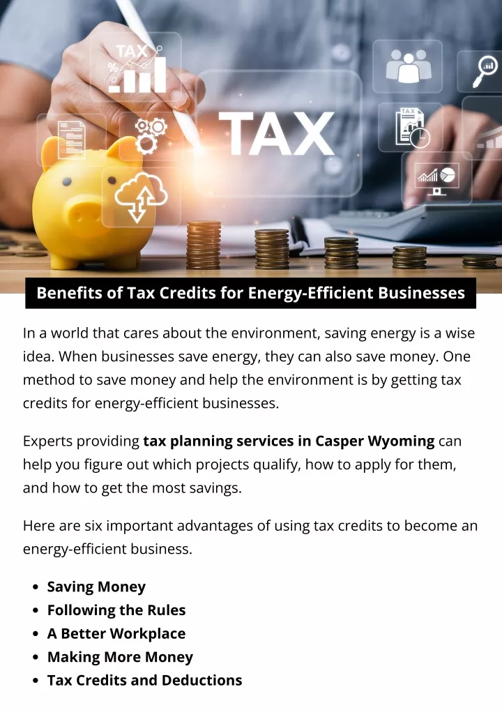 benefits of tax credits for energy efficient