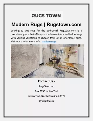 Modern Rugs | Rugstown.com