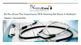 Do You Know The Importance Of A Hearing Aid Store In Kolkata?