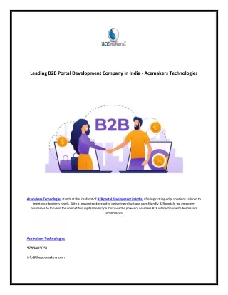 B2B Portal Development Company in India