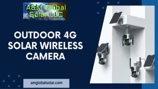 Stay Connected Anywhere with Our Outdoor 4G Solar Wireless Camera