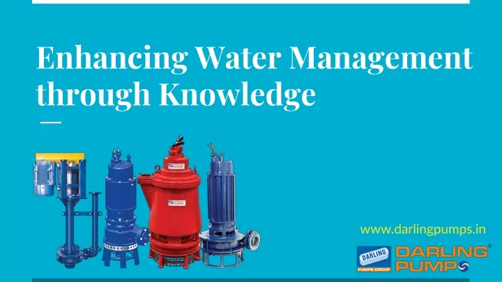 enhancing water management through knowledge