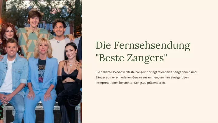 die fernsehsendung beste zangers