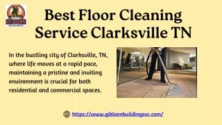 Discover The Best Floor Cleaning Service In Clarksville TN