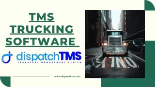 TMS Trucking Software - DispatchTMS