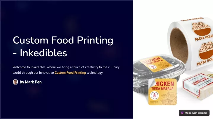 custom food printing inkedibles