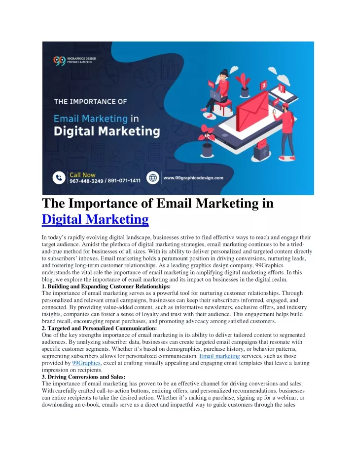 the importance of email marketing in digital