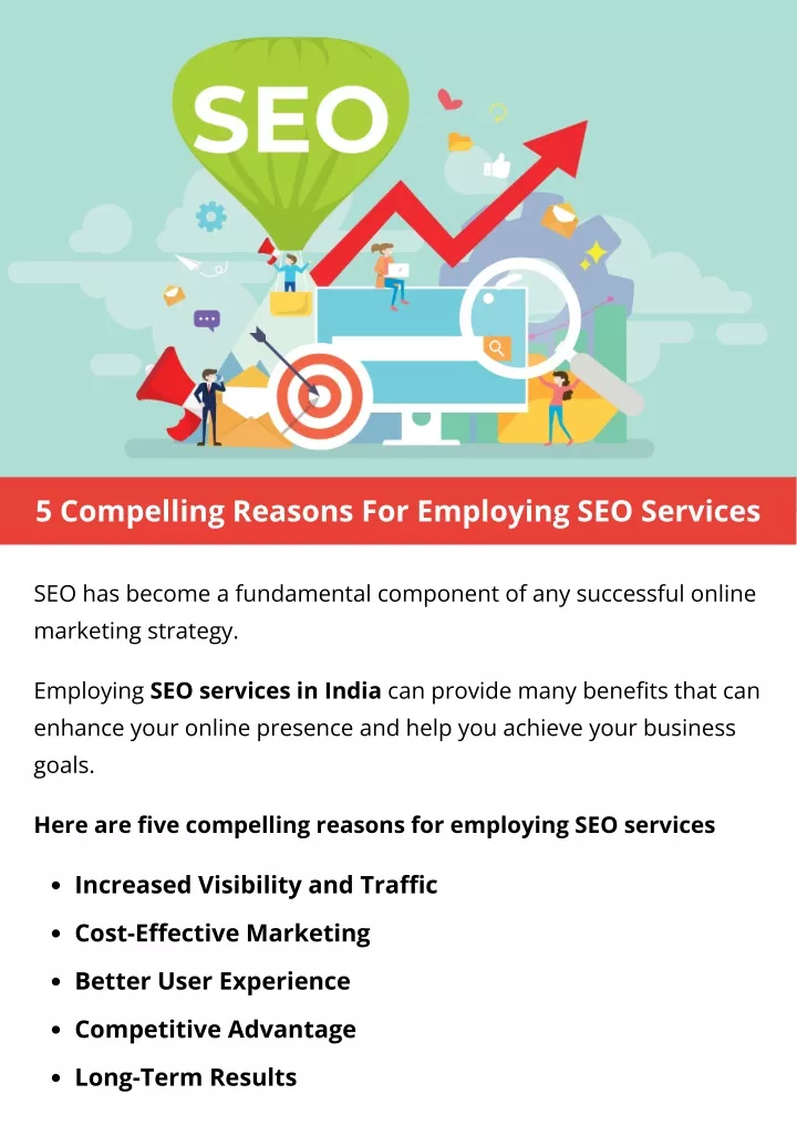 5 compelling reasons for employing seo services