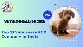 Top 10 veterinary pcd company in india